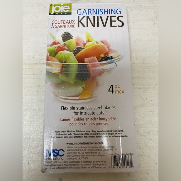 Joie Garnishing Knives - Picture 2 of 2